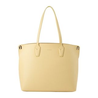 レア✨FURLA フルラ ハンドバッグ/トートバッグ ベージュxイエロー黄