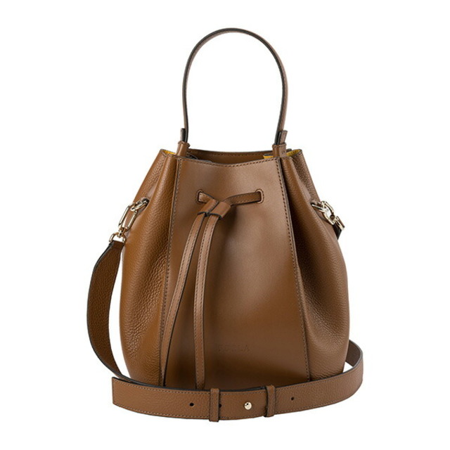 Furla(フルラ)の新品 フルラ FURLA ショルダーバッグ ミアステラ BUCKET BAG S ブラウン 茶 レディースのバッグ(ショルダーバッグ)の商品写真