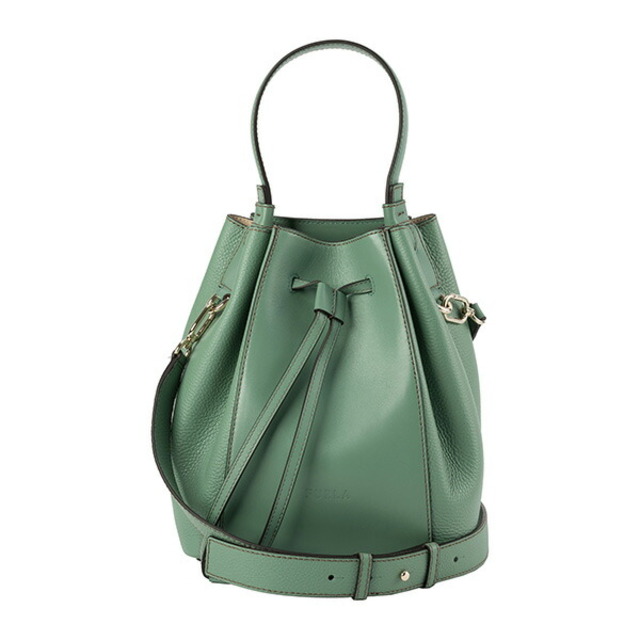 新品 フルラ FURLA ショルダーバッグ ミアステラ BUCKET BAG S ライトグリーン 黄緑約110-121cm本体重量