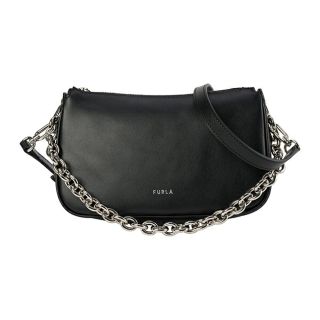 フルラ(Furla)の新品 フルラ FURLA ショルダーバッグ ムーン CHAIN AND SHOULDER BAG ブラック 黒(ショルダーバッグ)