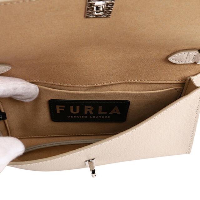 新品 フルラ FURLA ハンドバッグ ヴィラ スモール ハンドバッグ ライトグレージュ