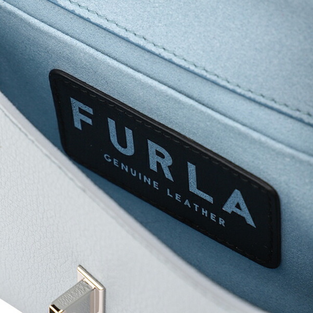 新品 フルラ FURLA ハンドバッグ ヴィラ スモール ハンドバッグ ブルー 青