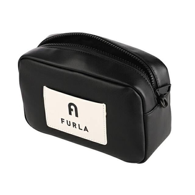 Furla(フルラ)の新品 フルラ FURLA ショルダーバッグ アイリス ミニ クロスボディ ホワイト ブラック レディースのバッグ(ショルダーバッグ)の商品写真