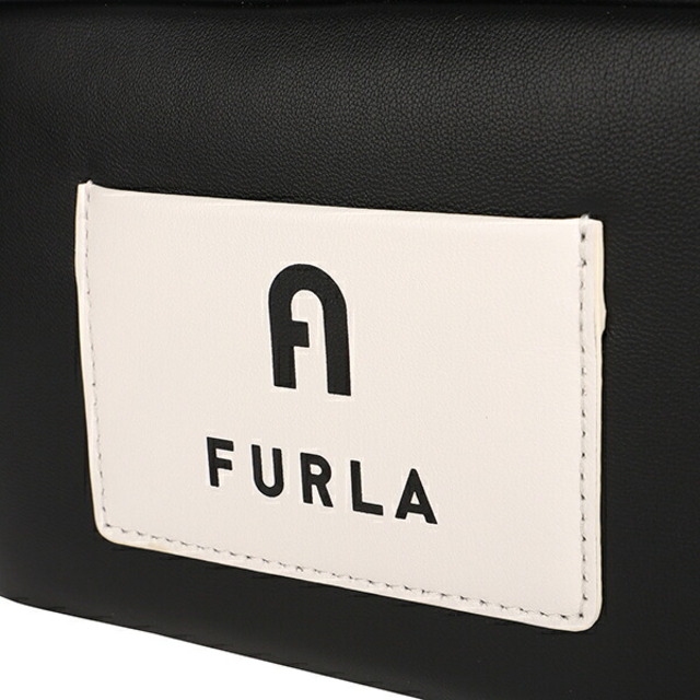 新品 フルラ FURLA ショルダーバッグ アイリス ミニ クロスボディ ホワイト ブラック