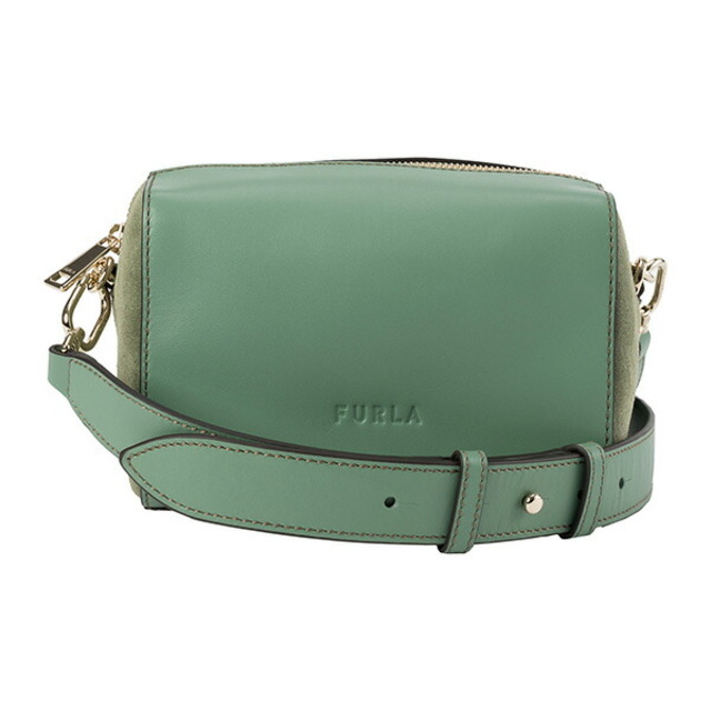 Furla(フルラ)の新品 フルラ FURLA ショルダーバッグ ミアステラ ボストンバッグ ライトグリーン 黄緑 レディースのバッグ(ショルダーバッグ)の商品写真