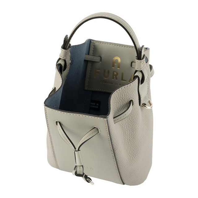 新品 フルラ FURLA ショルダーバッグ ミアステラ バケットバッグ グレージュ