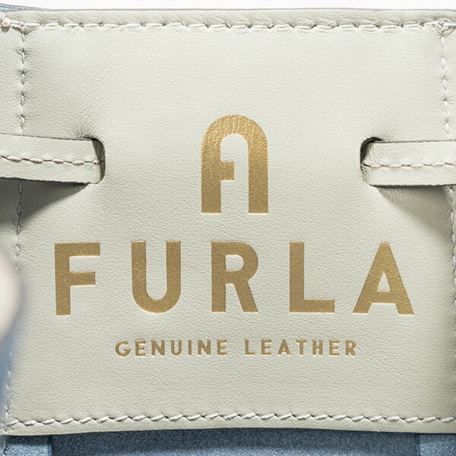 新品 フルラ FURLA ショルダーバッグ ミアステラ バケットバッグ グレージュ