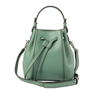 フルラ(Furla)の新品 フルラ FURLA ショルダーバッグ ミアステラ バケットバッグ ライトグリーン 黄緑(ショルダーバッグ)