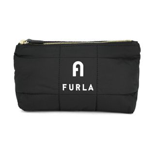 フルラ(Furla)の新品 フルラ FURLA ポーチ ピウーマ コスメポーチセット ブラック 黒 ホワイト 白(ポーチ)