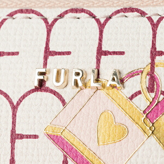 ポーチ新品 フルラ FURLA ポーチ ラブリー M COSMETIC CASE SET ピンク ベージュ系