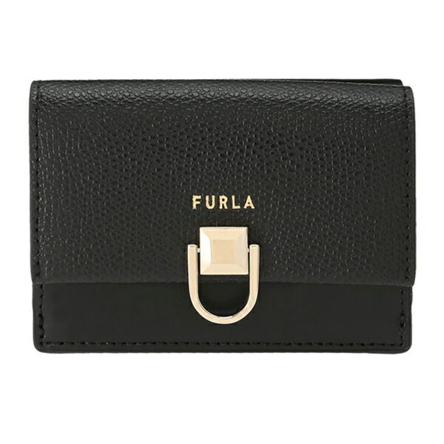 新品 フルラ FURLA 3つ折り財布 ミス ミミ S トリフォールド ネロ約90gNERO本体