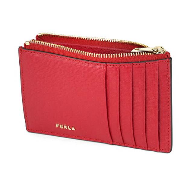 Furla(フルラ)の新品 フルラ FURLA カードケース バビロン カードケース レッド 赤 レディースのファッション小物(名刺入れ/定期入れ)の商品写真