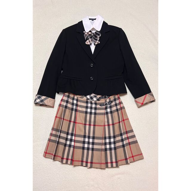 バーバリー フォーマル スーツ セットアップ 卒業式 160 150 美品-
