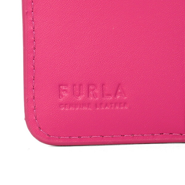 新品☆ FURLA(フルラ)ピンク レザー 折り財布