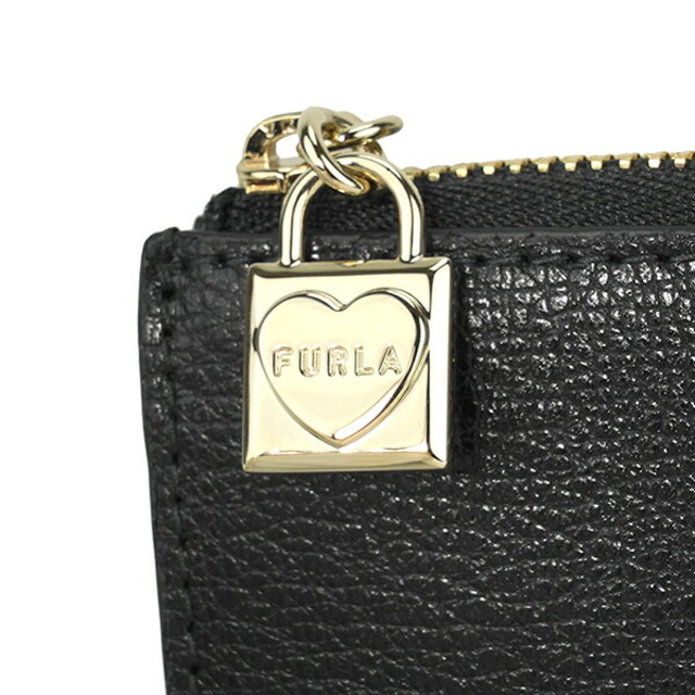 新品 フルラ FURLA カードケース ラブリー カードケース S ブラック 黒 ピンク