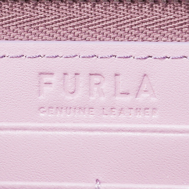 新品 フルラ FURLA 長財布 ムーン XL ジップアラウンド スリムウォレット パープル 紫