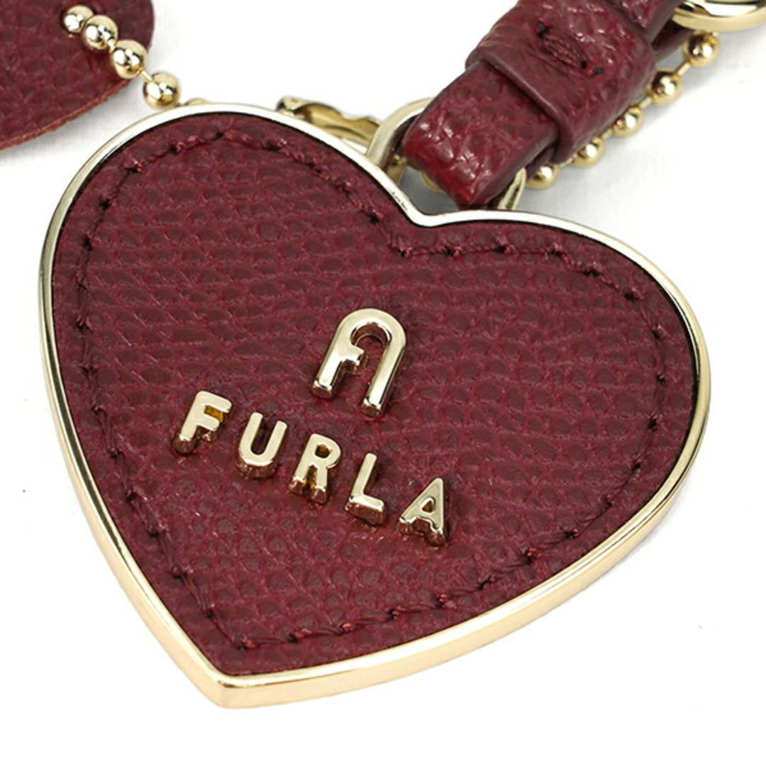 Furla(フルラ)の新品 フルラ FURLA キーホルダー マグノリア KEYRING HEART バーガンディ レディースのファッション小物(キーホルダー)の商品写真