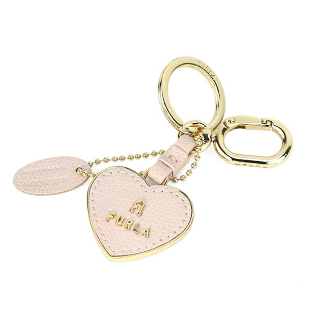 新品 フルラ FURLA キーホルダー マグノリア KEYRING HEART ピンク