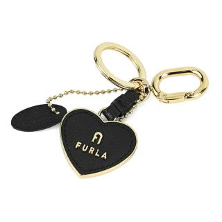 フルラ(Furla)の新品 フルラ FURLA キーホルダー マグノリア KEYRING HEART ブラック 黒(キーホルダー)