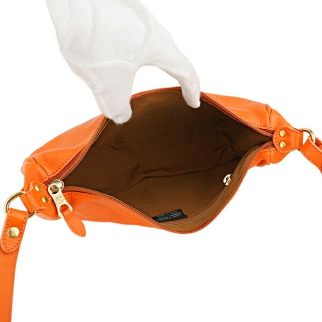 IL BISONTE(イルビゾンテ)の新品 イルビゾンテ IL BISONTE ショルダーバッグ クロスボディ オレンジ レディースのバッグ(ショルダーバッグ)の商品写真
