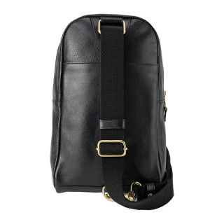 新品 イルビゾンテ IL BISONTE ウエストバッグ・ボディバッグ BACKPACK ネロ