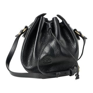 イルビゾンテ(IL BISONTE)の新品 イルビゾンテ IL BISONTE ショルダーバッグ BUCKET BAG ネロ(ショルダーバッグ)