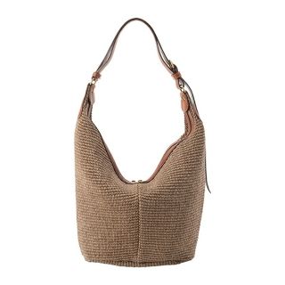 イルビゾンテ(IL BISONTE)の新品 イルビゾンテ IL BISONTE ハンドバッグ かごバッグ HOBO BAG ブラウン 茶(ハンドバッグ)