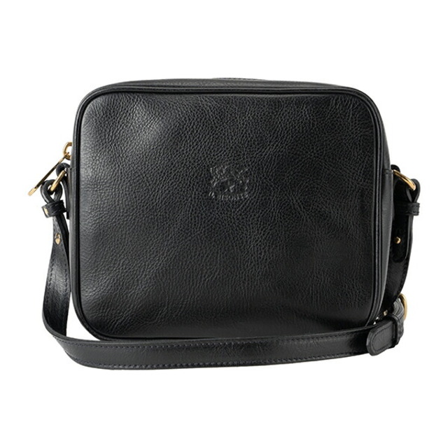 新品 イルビゾンテ IL BISONTE ショルダーバッグ CROSSBODY BAG SLANT CLIFF ネロ約270gNERO本体