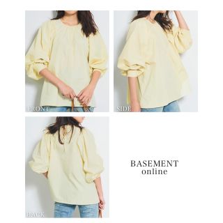 ベースメント(BASEMENT)のボリュームパフスリーブブラウス basement ベースメントオンライン(シャツ/ブラウス(長袖/七分))