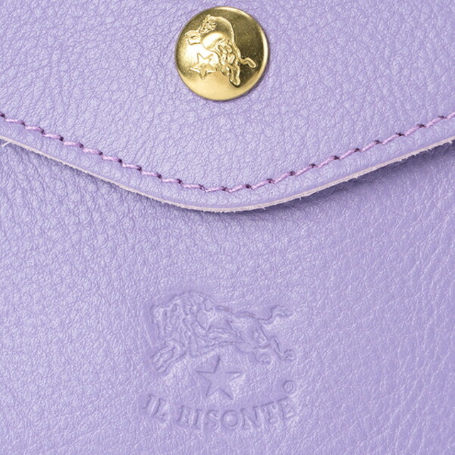 IL BISONTE(イルビゾンテ)の新品 イルビゾンテ IL BISONTE 2つ折り財布 ウォレット ラヴァンダ レディースのファッション小物(財布)の商品写真