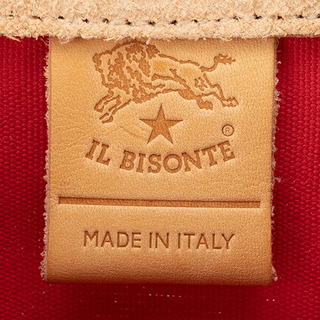 新品 イルビゾンテ IL BISONTE トートバッグ HAND BAG ロッソ/ナチュラーレ