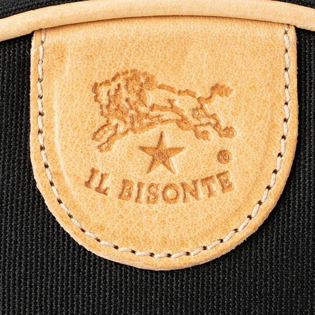 IL BISONTE(イルビゾンテ)の新品 イルビゾンテ IL BISONTE ショルダーバッグ CROSSBODY BAG ネロ/ナチュラーレ レディースのバッグ(ショルダーバッグ)の商品写真