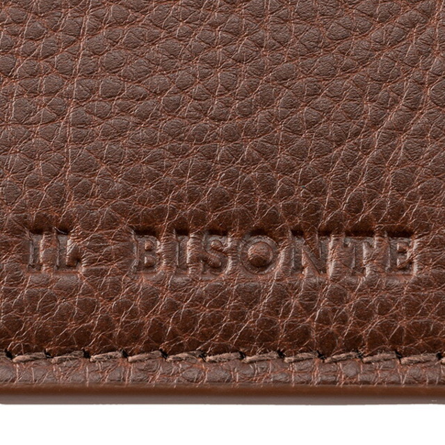 IL BISONTE(イルビゾンテ)の新品 イルビゾンテ IL BISONTE カードケース CARD HOLDER マローネ レディースのファッション小物(名刺入れ/定期入れ)の商品写真