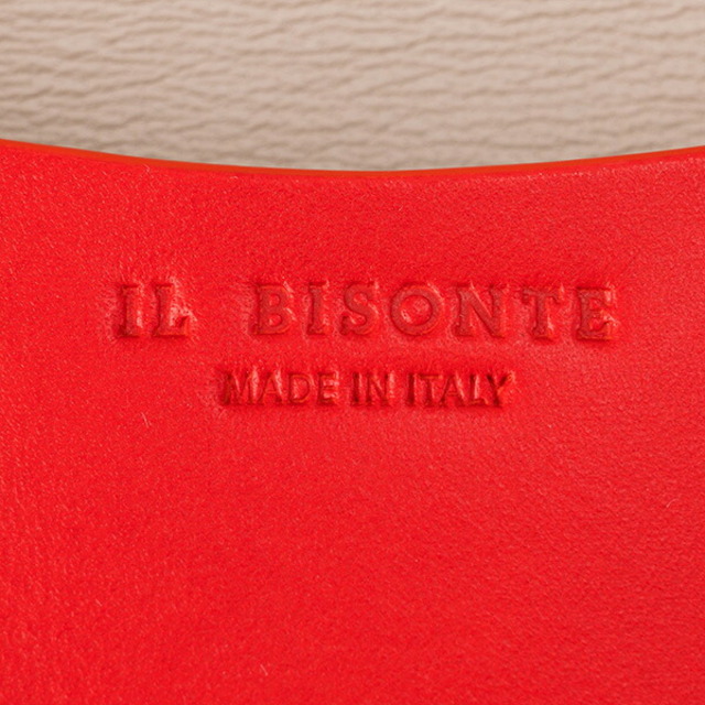 IL BISONTE(イルビゾンテ)の新品 イルビゾンテ IL BISONTE カードケース CARD HOLDER カスターニョローサ レディースのファッション小物(名刺入れ/定期入れ)の商品写真