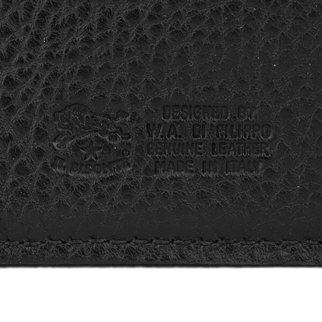 IL BISONTE(イルビゾンテ)の新品 イルビゾンテ IL BISONTE 長財布 コンチネンタルウォレット ネロ レディースのファッション小物(財布)の商品写真