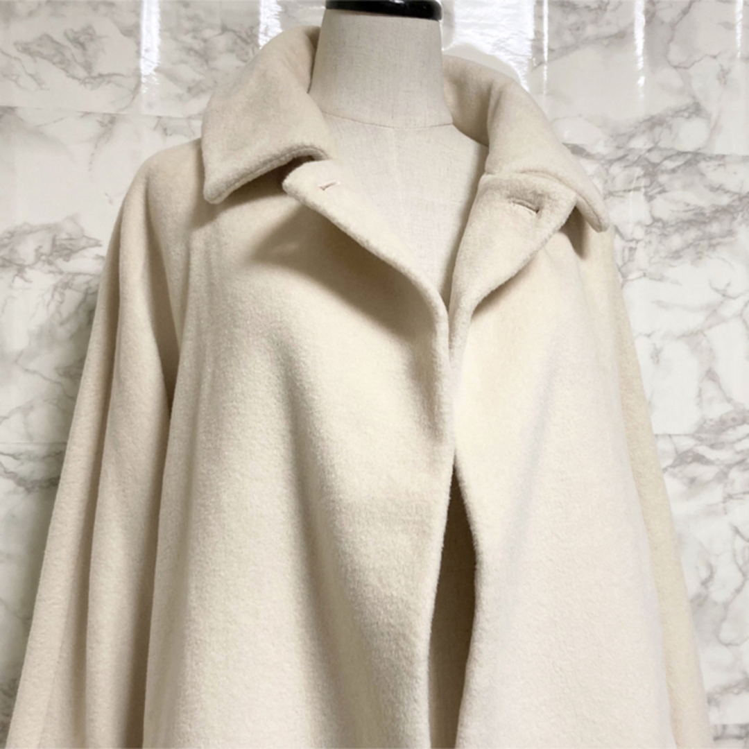 Max Mara - 【美品 最高級ライン 白タグ】Max Mara Vウール×カシミヤ