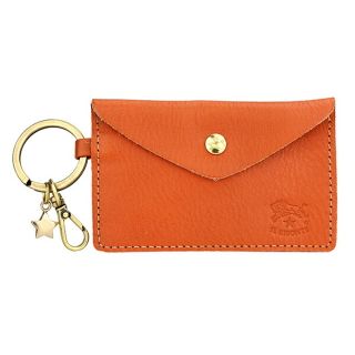 イルビゾンテ(IL BISONTE)の新品 イルビゾンテ IL BISONTE カードケース KEYRING カラメッロ(名刺入れ/定期入れ)