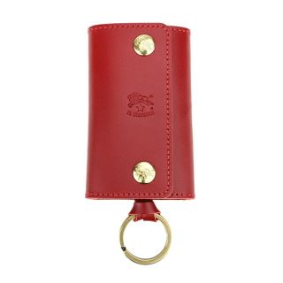 イルビゾンテ(IL BISONTE)の新品 イルビゾンテ IL BISONTE キーケース KEYRING ロッソルビーノ(キーケース)