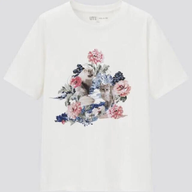 PAUL & JOE(ポールアンドジョー)の【新品】UNIQLO×Paul Joe Tシャツ レディースM レディースのトップス(Tシャツ(半袖/袖なし))の商品写真