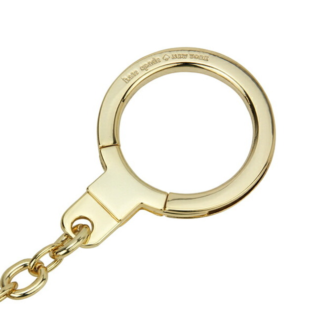 kate spade new york(ケイトスペードニューヨーク)の新品 ケイトスペード kate spade キーホルダー TAXI KEYCHAIN イエロー 黄 マルチ レディースのファッション小物(キーホルダー)の商品写真