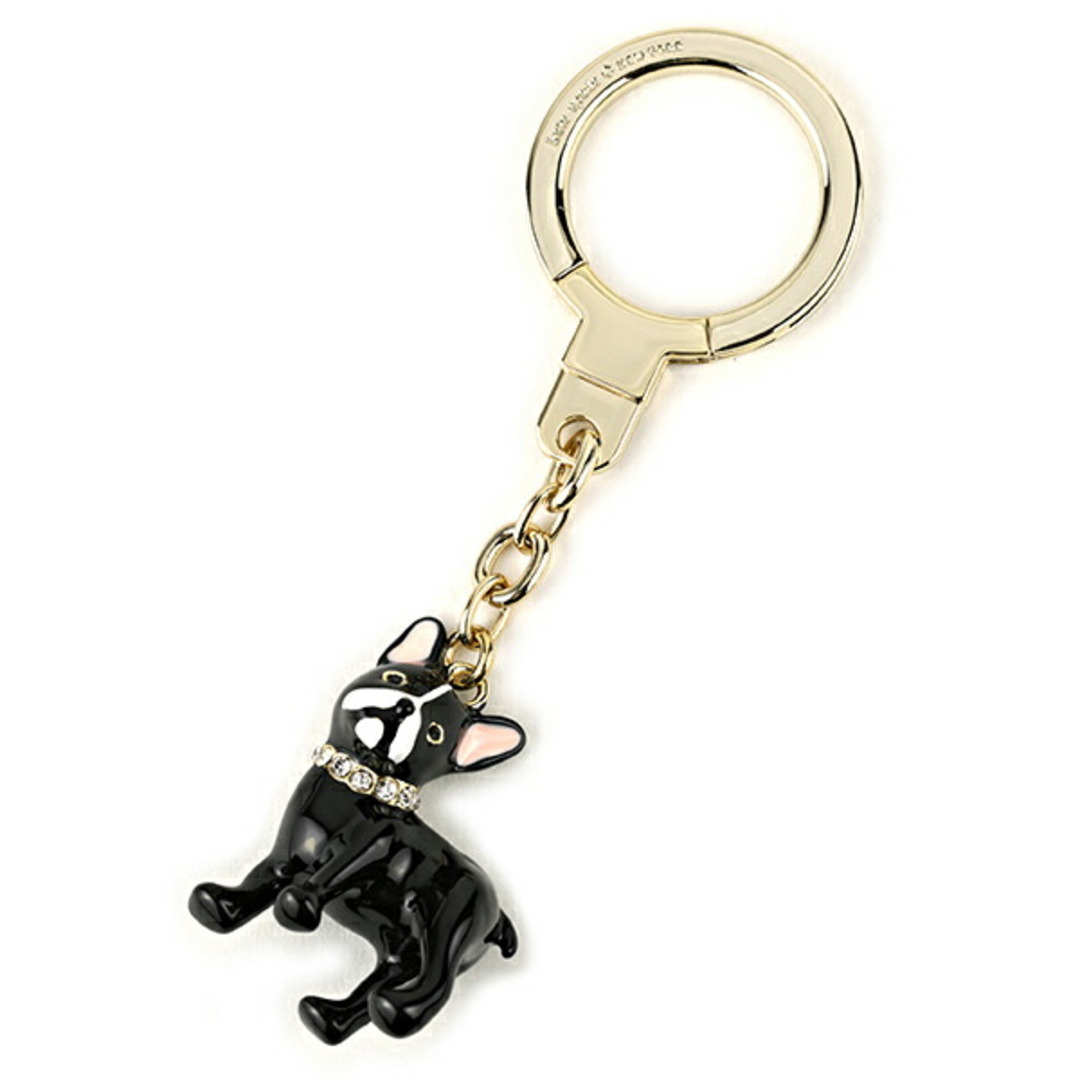 kate spade new york(ケイトスペードニューヨーク)の新品 ケイトスペード kate spade キーホルダー JEWELED ANTOINE KEYCHAIN ブラック 黒 レディースのファッション小物(キーホルダー)の商品写真