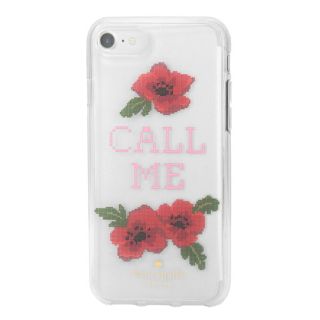 ケイトスペードニューヨーク(kate spade new york)の新品 ケイトスペード kate spade スマートフォンケース NEEDLEPOINT CALL ME クリア マルチ(iPhoneケース)