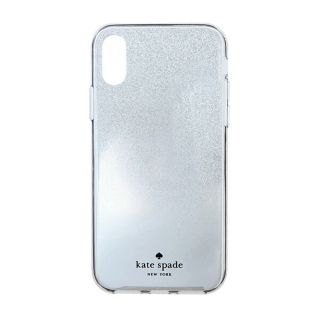 ケイトスペードニューヨーク(kate spade new york)の新品 ケイトスペード kate spade スマートフォンケース MIRROR OMBRE シルバー 銀(iPhoneケース)