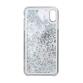 ケイトスペードニューヨーク(kate spade new york)の新品 ケイトスペード kate spade スマートフォンケース HOLLY LIQUID GLITTER クリア 透明(iPhoneケース)