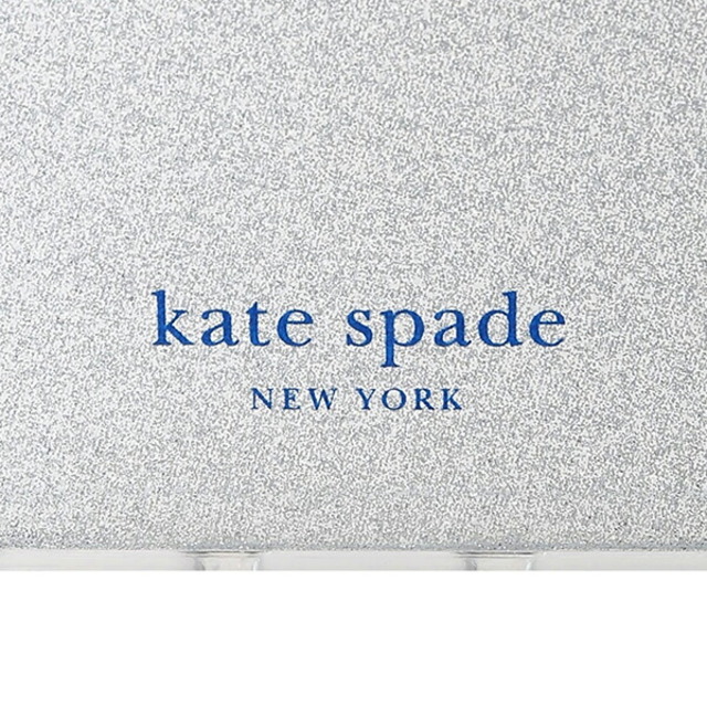 kate spade new york(ケイトスペードニューヨーク)の新品 ケイトスペード kate spade スマートフォンケース GLITTER MONEY BUNNY シルバーマルチ スマホ/家電/カメラのスマホアクセサリー(iPhoneケース)の商品写真