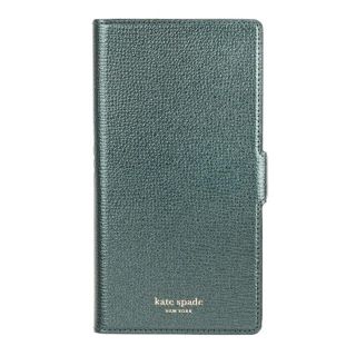 ケイトスペードニューヨーク(kate spade new york)の新品 ケイトスペード kate spade スマートフォンケース SYLVIA MAGNETIC FOLIO ダークグリーン 緑(iPhoneケース)