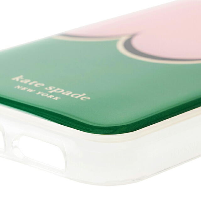 kate spade new york(ケイトスペードニューヨーク)の新品 ケイトスペード kate spade スマートフォンケース SCALLOP HANDS FREE グリーンマルチ スマホ/家電/カメラのスマホアクセサリー(iPhoneケース)の商品写真