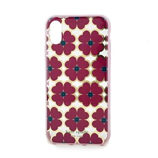 ケイトスペードニューヨーク(kate spade new york)の新品 ケイトスペード kate spade スマートフォンケース GRAPHIC CLOVER マルチ(iPhoneケース)