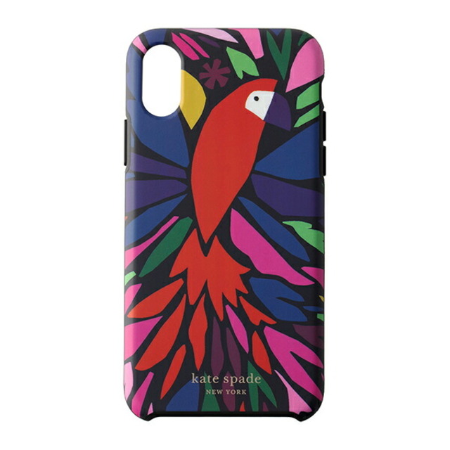 新品 ケイトスペード kate spade スマートフォンケース PAPERCUT PARROT マルチ