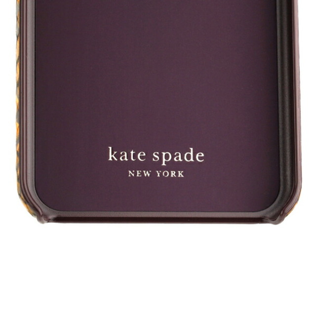 kate spade new york(ケイトスペードニューヨーク)の新品 ケイトスペード kate spade スマートフォンケース SNAKE EMBOSSED マリーゴールド スマホ/家電/カメラのスマホアクセサリー(iPhoneケース)の商品写真